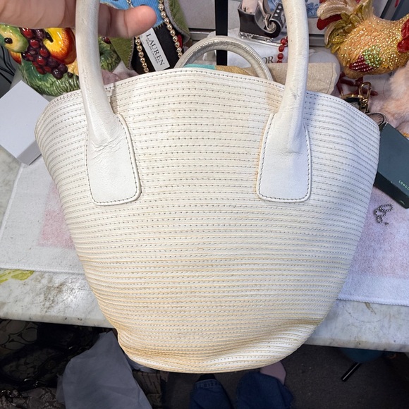 Bally vtg. Leather Market Bag - Picture 2 of 10